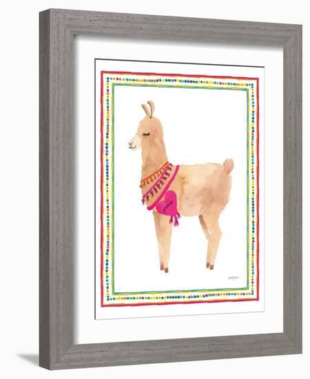 La La Llama IV-Jenaya Jackson-Framed Art Print