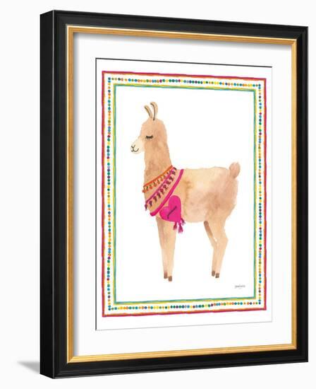 La La Llama IV-Jenaya Jackson-Framed Art Print