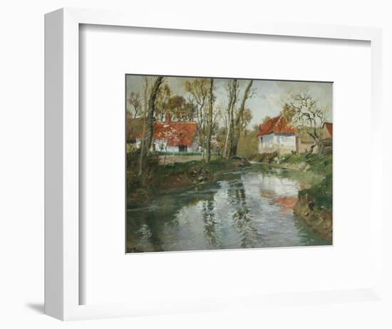 La Laita a Quimperle-Fritz Thaulow-Framed Premium Giclee Print