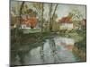 La Laita a Quimperle-Fritz Thaulow-Mounted Giclee Print