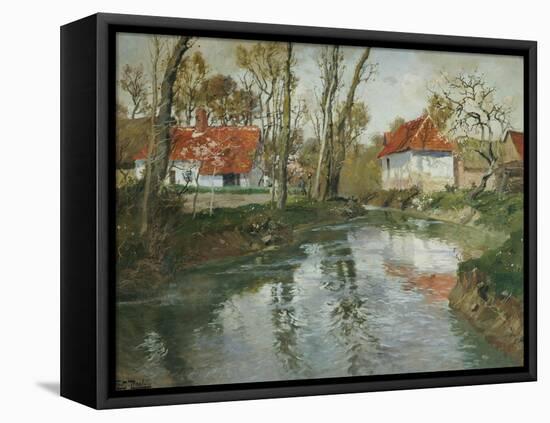 La Laita a Quimperle-Fritz Thaulow-Framed Premier Image Canvas