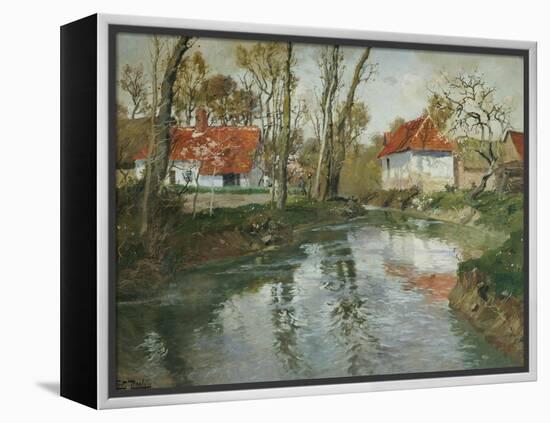 La Laita a Quimperle-Fritz Thaulow-Framed Premier Image Canvas