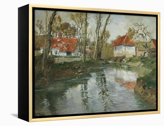 La Laita a Quimperle-Fritz Thaulow-Framed Premier Image Canvas