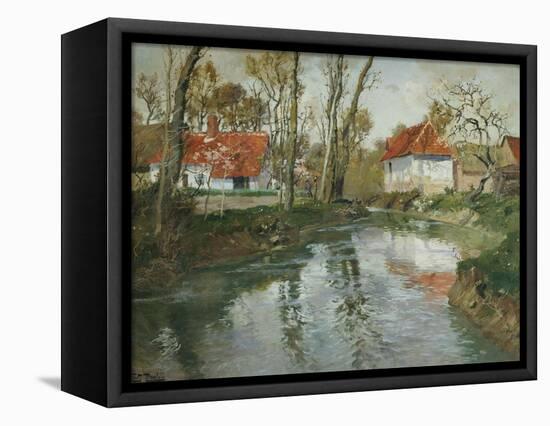 La Laita a Quimperle-Fritz Thaulow-Framed Premier Image Canvas