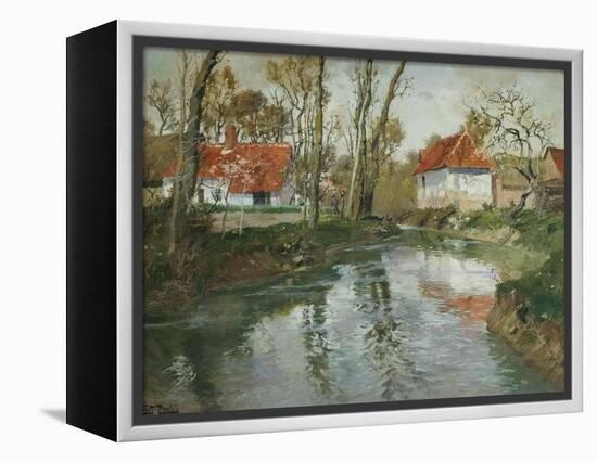 La Laita a Quimperle-Fritz Thaulow-Framed Premier Image Canvas