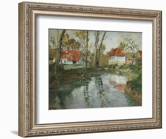 La Laita a Quimperle-Fritz Thaulow-Framed Giclee Print