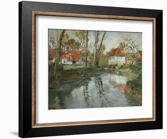 La Laita a Quimperle-Fritz Thaulow-Framed Giclee Print