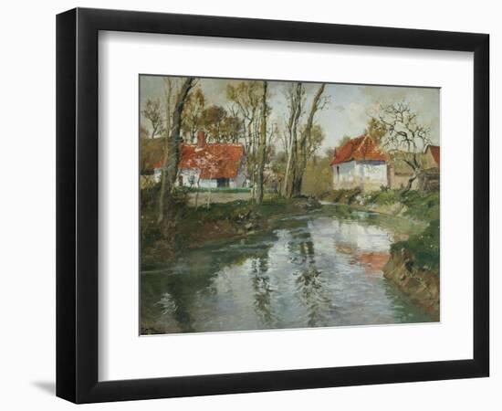 La Laita a Quimperle-Fritz Thaulow-Framed Giclee Print