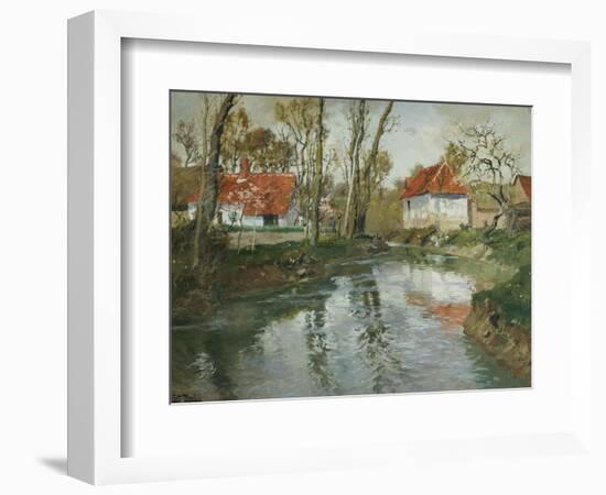 La Laita a Quimperle-Fritz Thaulow-Framed Giclee Print