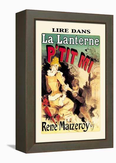 La Lanterne: P'tit Mi-Jules Ch?ret-Framed Stretched Canvas