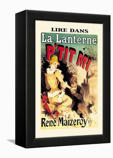 La Lanterne: P'tit Mi-Jules Ch?ret-Framed Stretched Canvas