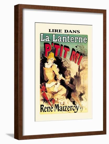 La Lanterne: P'tit Mi-Jules Ch?ret-Framed Art Print