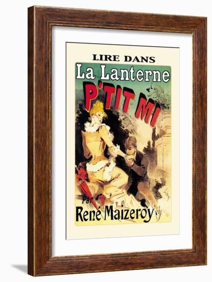 La Lanterne: P'tit Mi-Jules Chéret-Framed Art Print