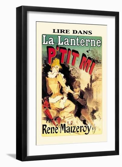 La Lanterne: P'tit Mi-Jules Chéret-Framed Art Print