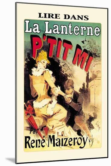 La Lanterne: P'tit Mi-Jules Chéret-Mounted Art Print
