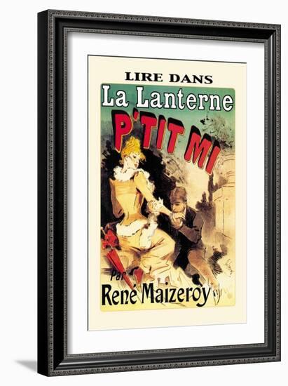 La Lanterne: P'tit Mi-Jules Chéret-Framed Art Print