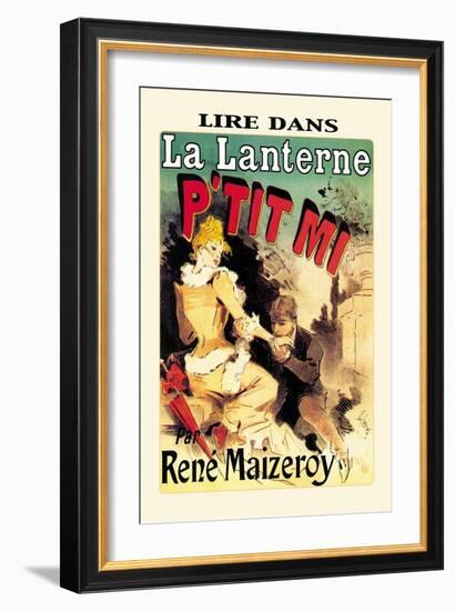 La Lanterne: P'tit Mi-Jules Chéret-Framed Art Print