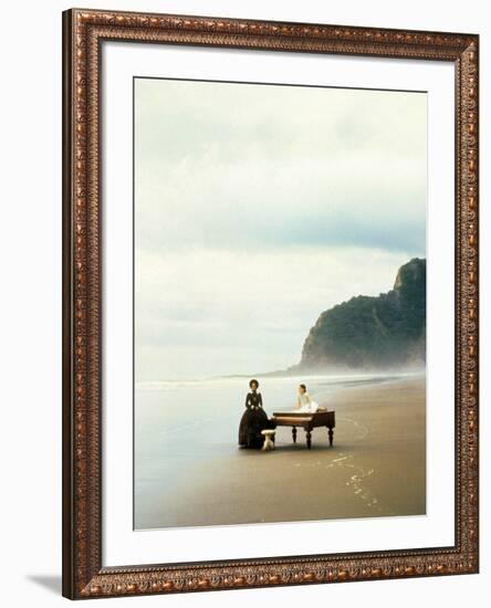 La Lecon De Piano the Piano De Jane Campion Avec Holly Hunter, Anna Paquin, 1993 (Palmed'Or1993)-null-Framed Photo