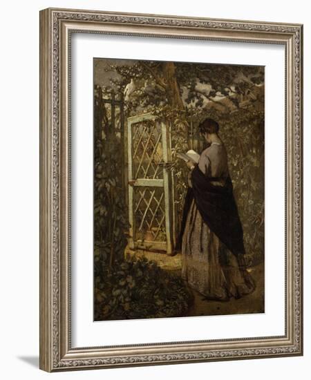 La lecture-Thomas Couture-Framed Giclee Print