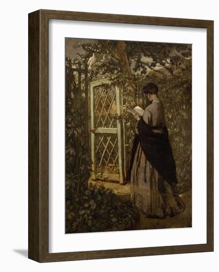 La lecture-Thomas Couture-Framed Giclee Print