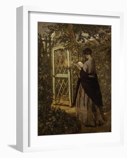 La lecture-Thomas Couture-Framed Giclee Print