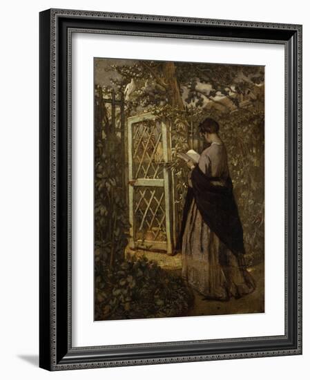 La lecture-Thomas Couture-Framed Giclee Print