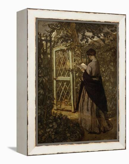 La lecture-Thomas Couture-Framed Premier Image Canvas