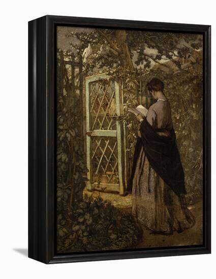 La lecture-Thomas Couture-Framed Premier Image Canvas