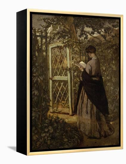 La lecture-Thomas Couture-Framed Premier Image Canvas