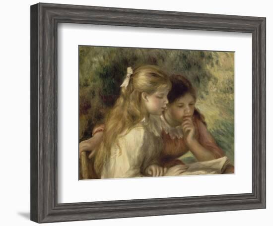 La Lecture-Pierre-Auguste Renoir-Framed Giclee Print