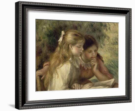 La Lecture-Pierre-Auguste Renoir-Framed Giclee Print