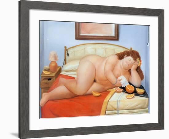 La Lettera-Fernando Botero-Framed Art Print