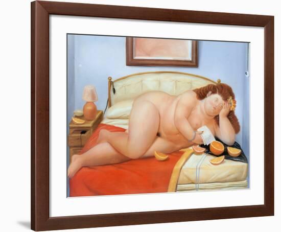 La Lettera-Fernando Botero-Framed Art Print