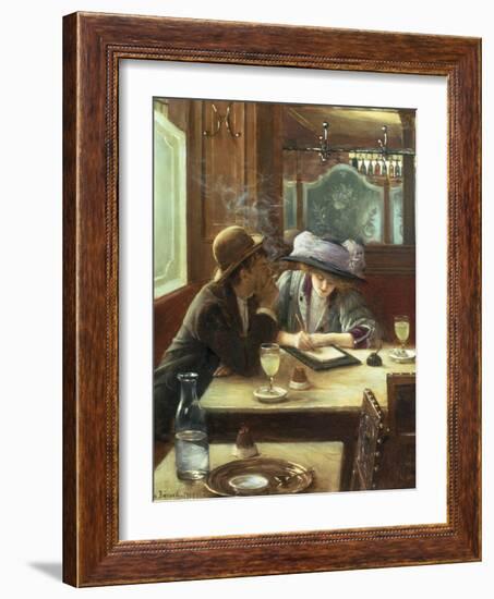 La Lettre, 1908-Jean Béraud-Framed Giclee Print