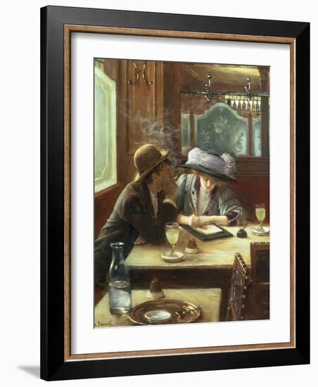 La Lettre, 1908-Jean Béraud-Framed Giclee Print