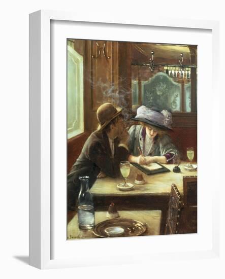 La Lettre, 1908-Jean Béraud-Framed Giclee Print