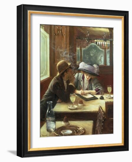 La Lettre, 1908-Jean Béraud-Framed Giclee Print