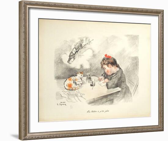 La lettre à p'tit père-Tancrède Synave-Framed Collectable Print