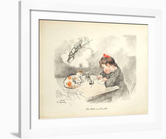 La lettre à p'tit père-Tancrède Synave-Framed Collectable Print