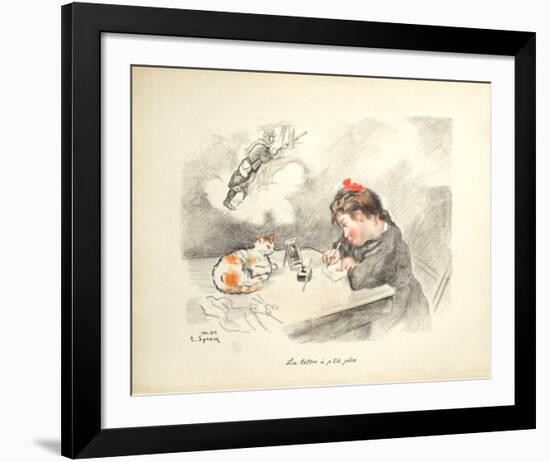 La lettre à p'tit père-Tancrède Synave-Framed Collectable Print