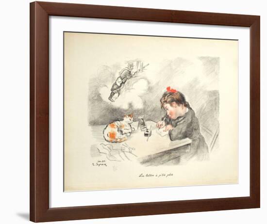 La lettre à p'tit père-Tancrède Synave-Framed Collectable Print