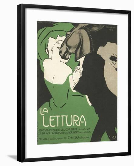 La Lettura Cover-Marchello Dudovich-Framed Giclee Print