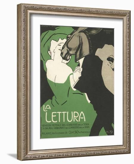 La Lettura Cover-Marchello Dudovich-Framed Giclee Print