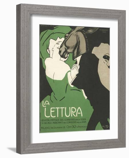 La Lettura Cover-Marchello Dudovich-Framed Giclee Print