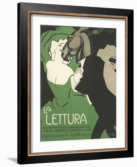 La Lettura Cover-Marchello Dudovich-Framed Giclee Print