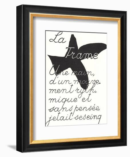 La Liberte des Mers-Georges Braque-Framed Premium Edition