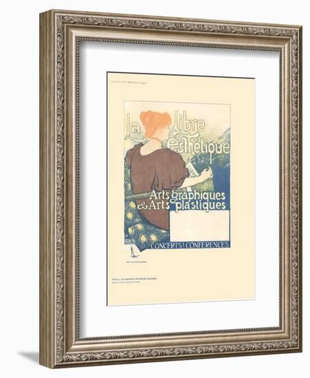 La Libre Esthetique-Théo van Rysselberghe-Framed Collectable Print