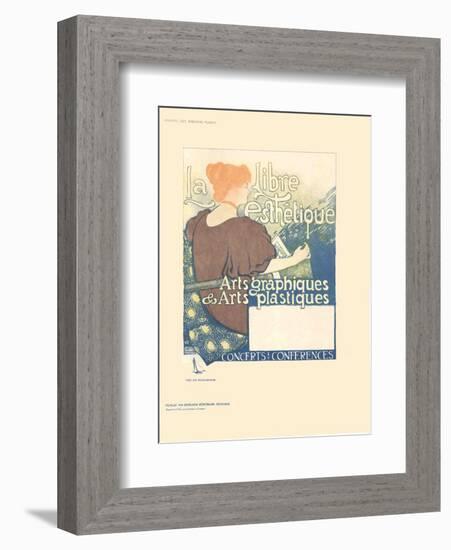 La Libre Esthetique-Théo van Rysselberghe-Framed Collectable Print