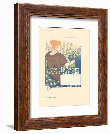 La Libre Esthetique-Théo van Rysselberghe-Framed Collectable Print