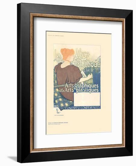 La Libre Esthetique-Théo van Rysselberghe-Framed Collectable Print